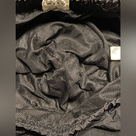 Wilo The Label Parachute Pant Black Nylon Jogger activewear Women's Size Large - Picture 8 of 13